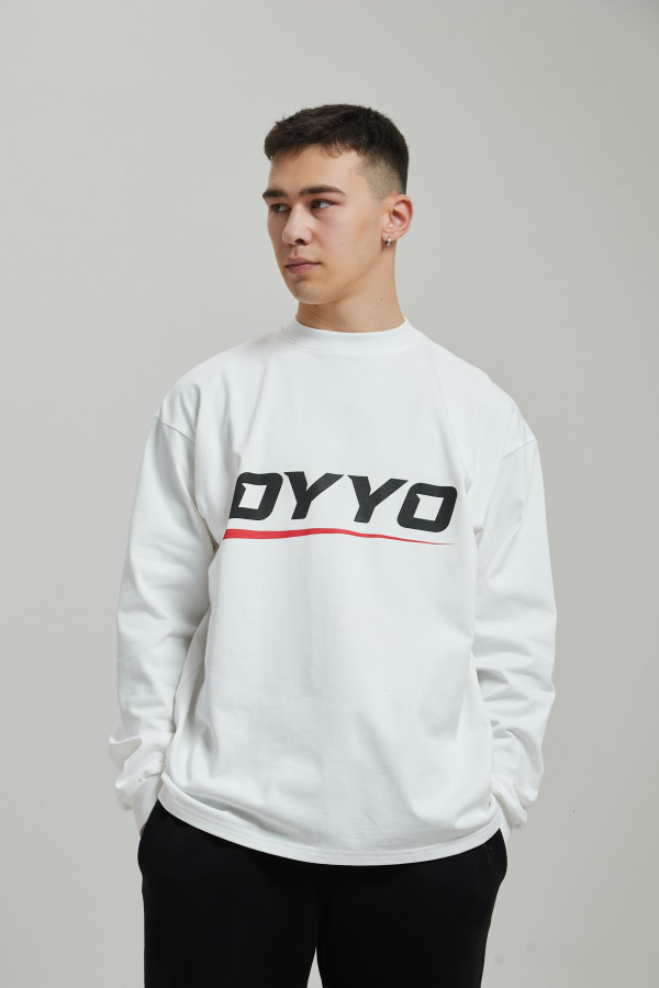 Лонгслив OYYO RACER RED белый M