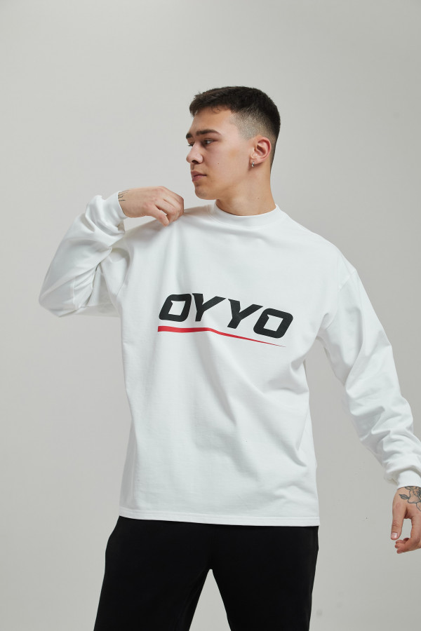 Лонгслив OYYO RACER RED белый M