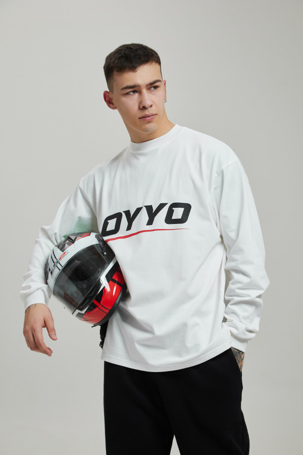 Лонгслив OYYO RACER RED белый M