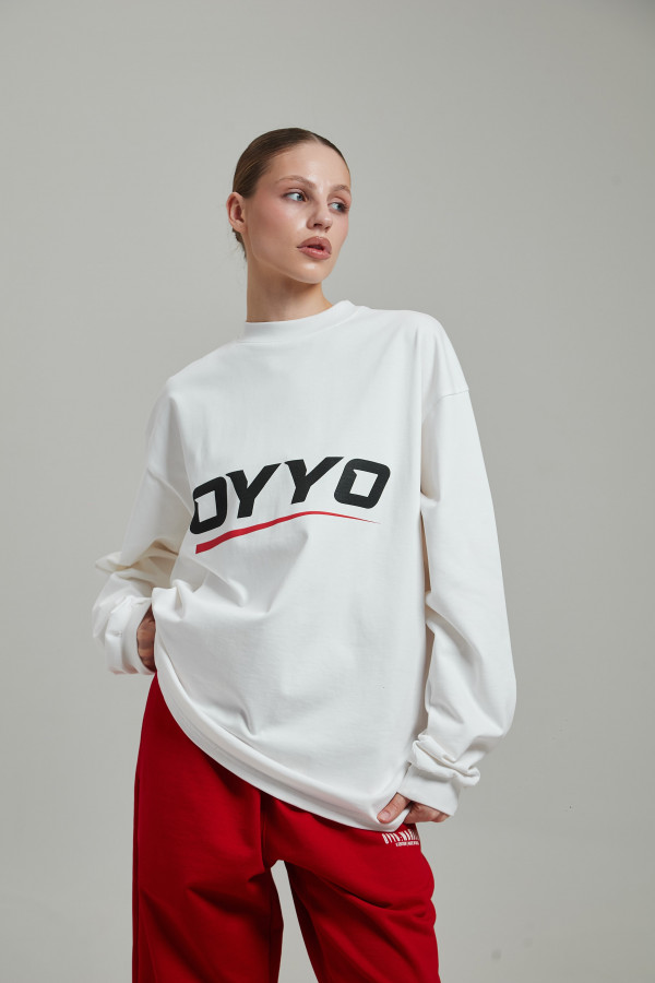 Лонгслив OYYO RACER RED белый M